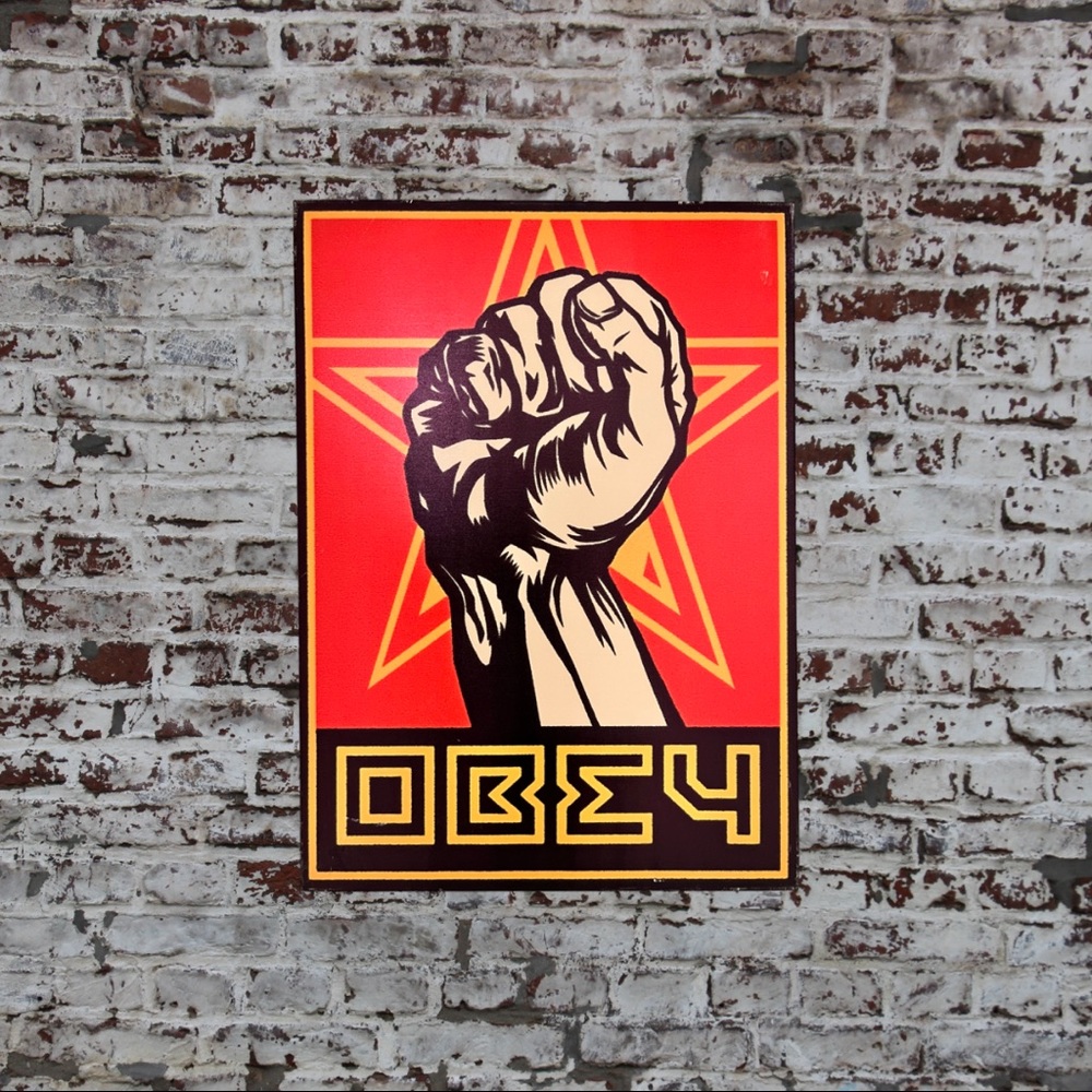 Obey Fist by Shepard Fairey - October 8th, 2019